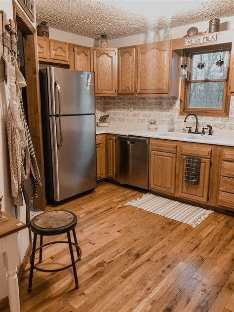 Farmhouse Kitchen Brick Backsplash 3