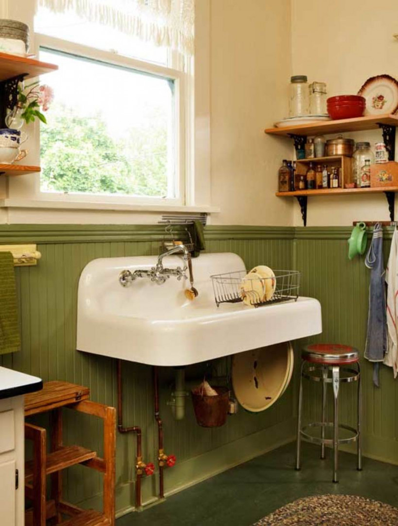 A Simple Vintage Kitchen Restoration - Design for the Arts