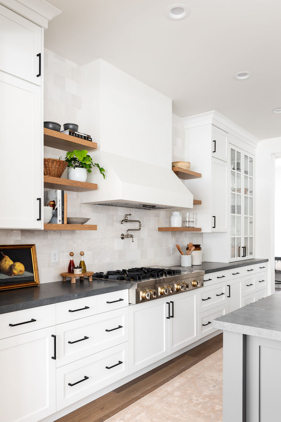 Black & White Transitional Kitchen - Studio McGee