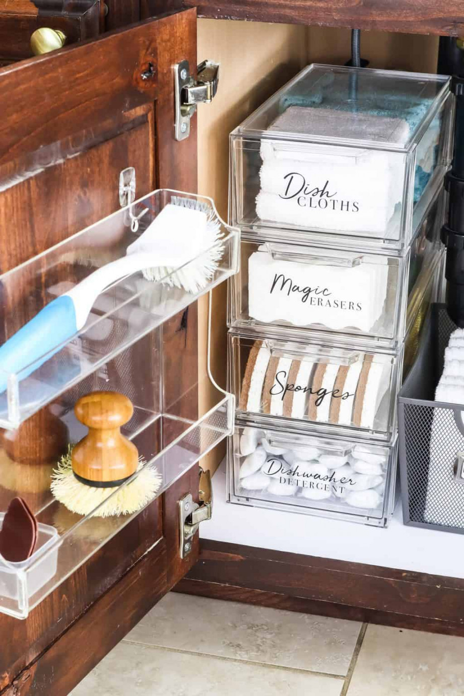 Easy Steps to Organize Under Your Kitchen Sink Once and For All