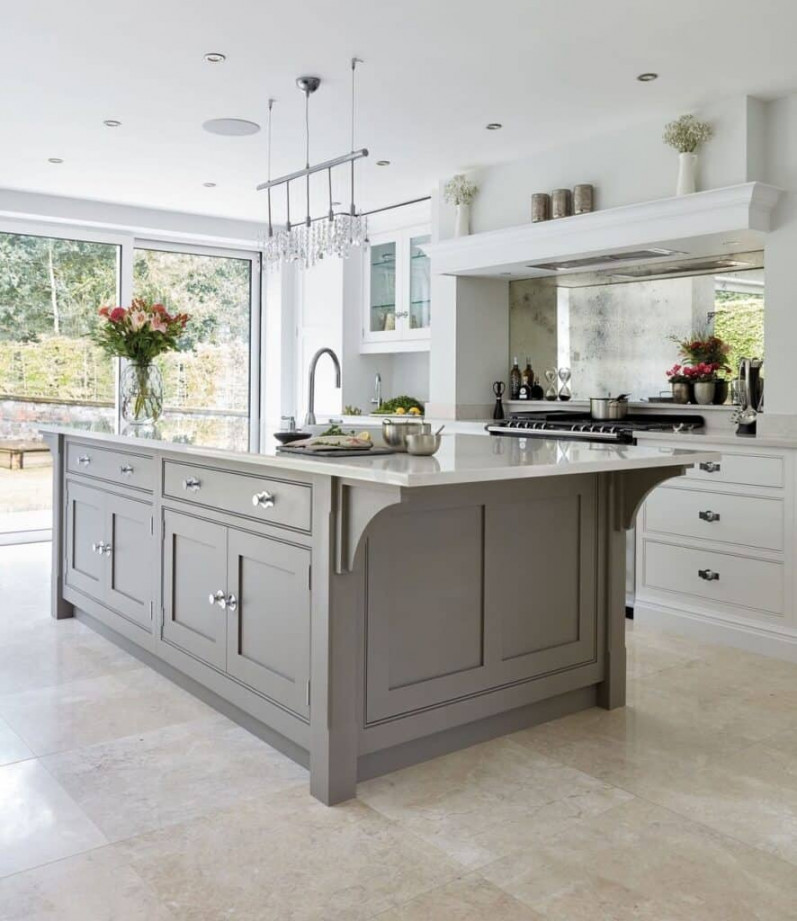 Gray Kitchen Island Ideas Full of Function and Character