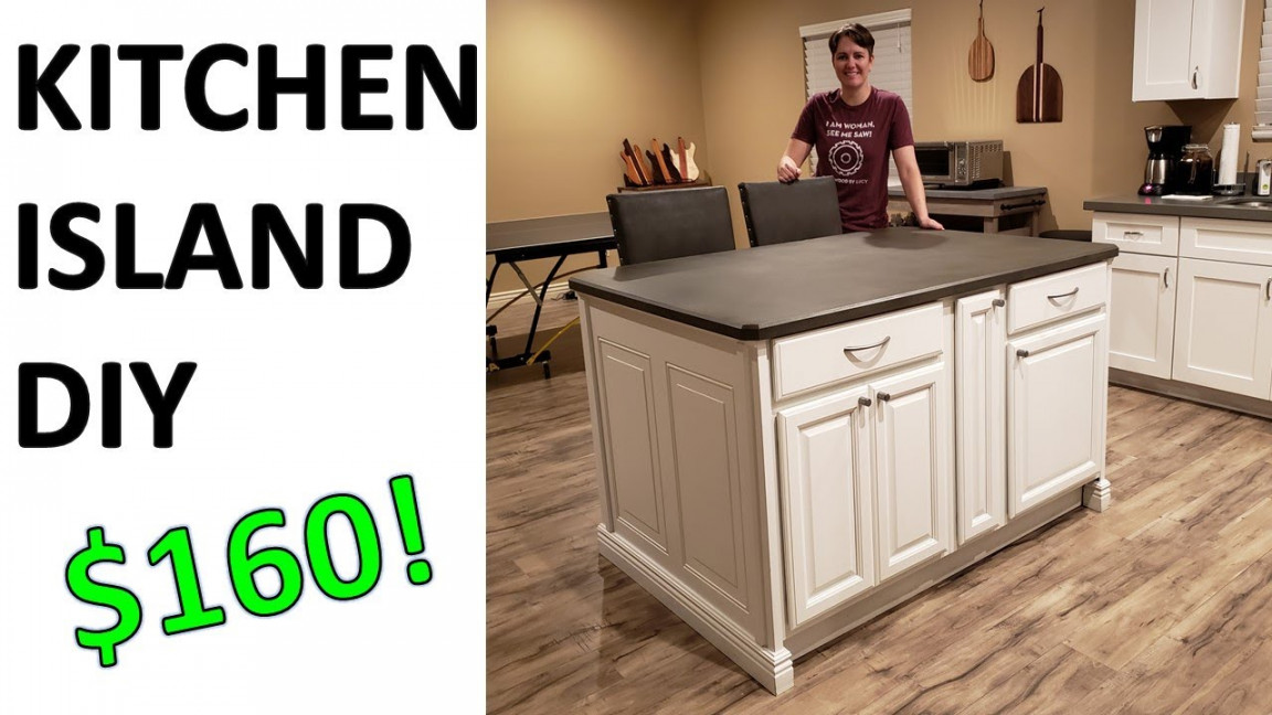 Kitchen Island DIY build for $ budget!