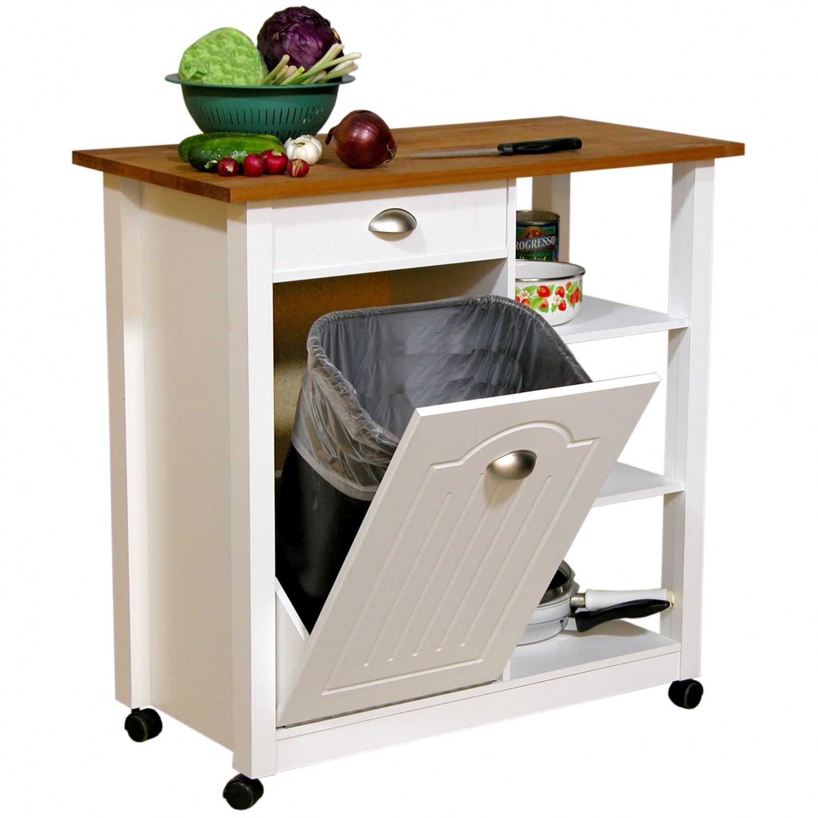 Kitchen Island With Trash Bin - Ideas on Foter