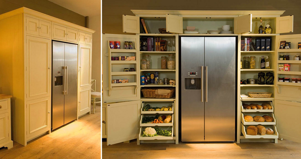 Neptune Makes Wrap-Around Refrigerator Pantries And They