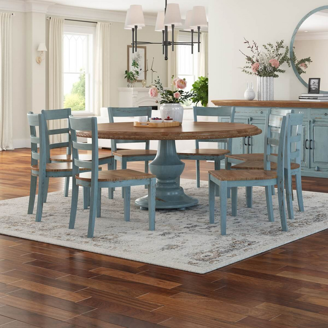 Round Farmhouse Dining Table Set France, SAVE % - kirche-weene