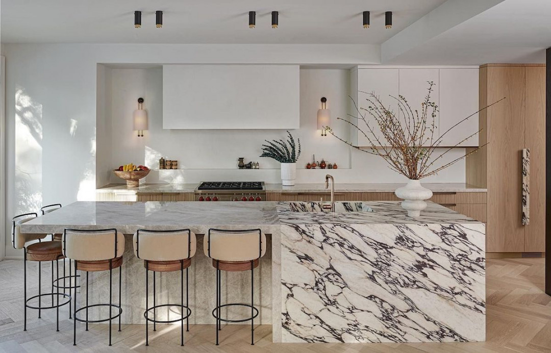 Stunning Marble Kitchen Island Ideas