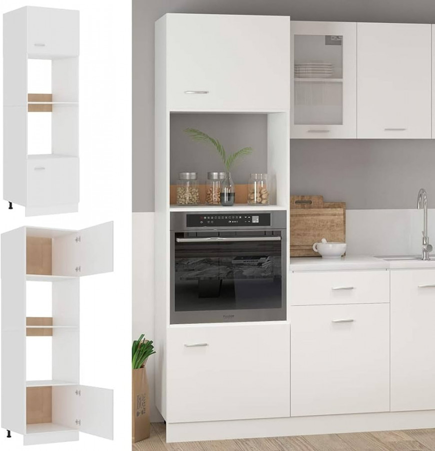 Tidyard Tall Kitchen Cabinet with  Shelves Kitchen Furniture