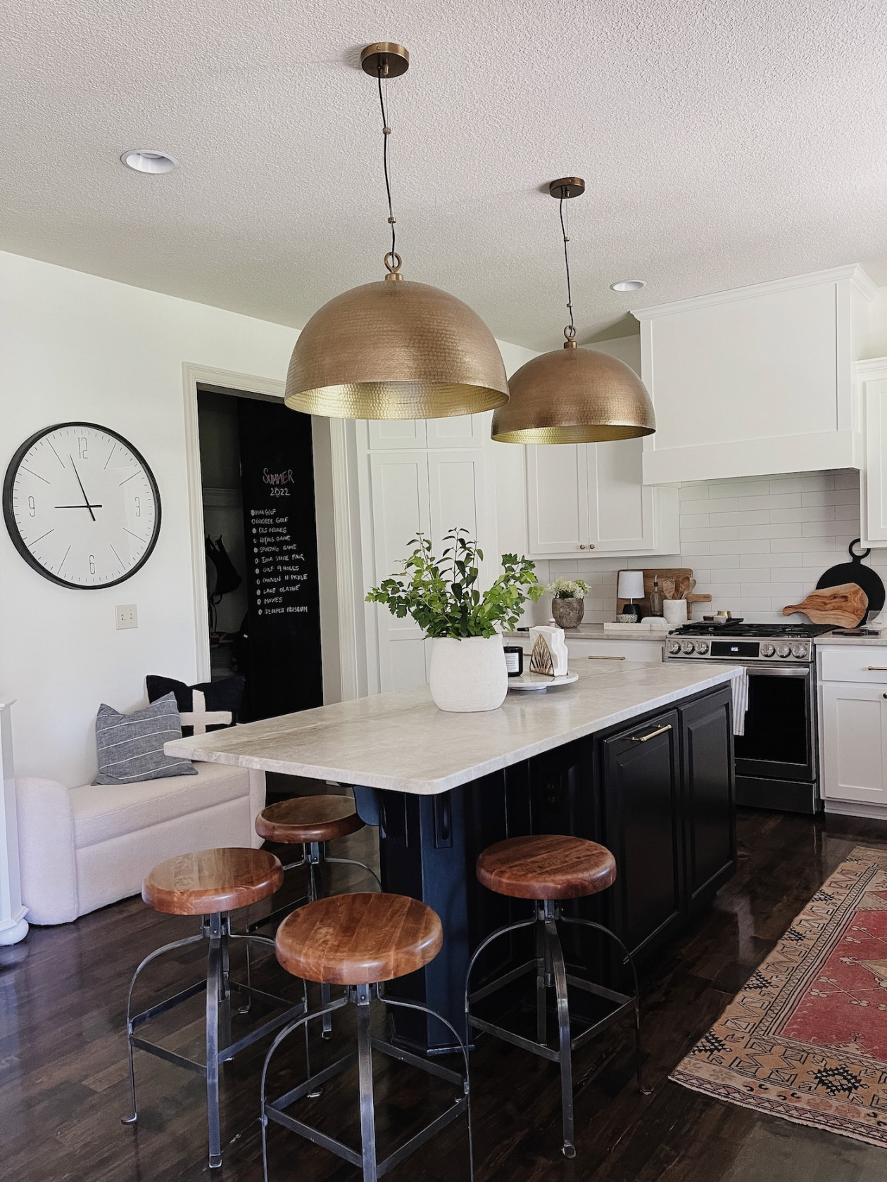 Why We Love Our Kitchen Island Painted Black - Life Love Larson