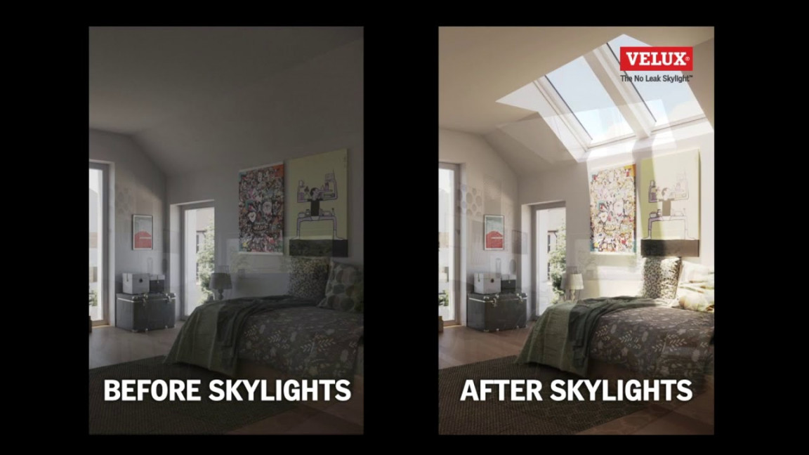 Before After Skylight Comparisons