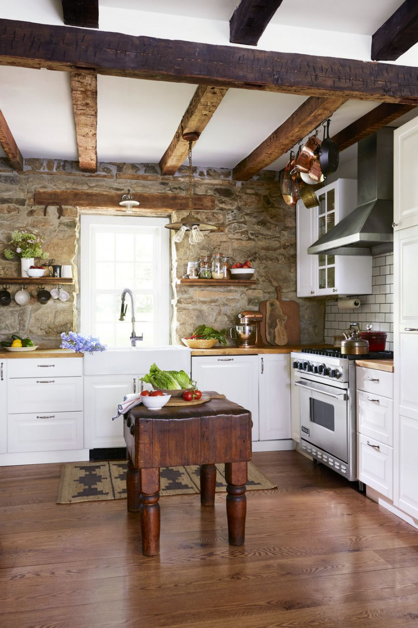 Best White Kitchen Ideas - Farmhouse White Kitchens