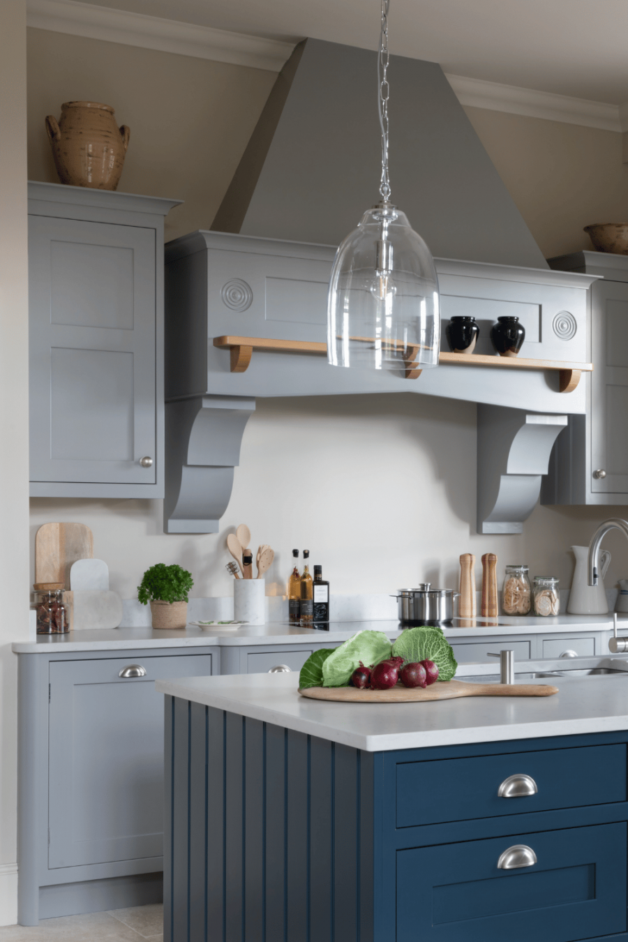 Blue and Grey Kitchen Ideas: The Coolest Colour Combo - Sleek-chic