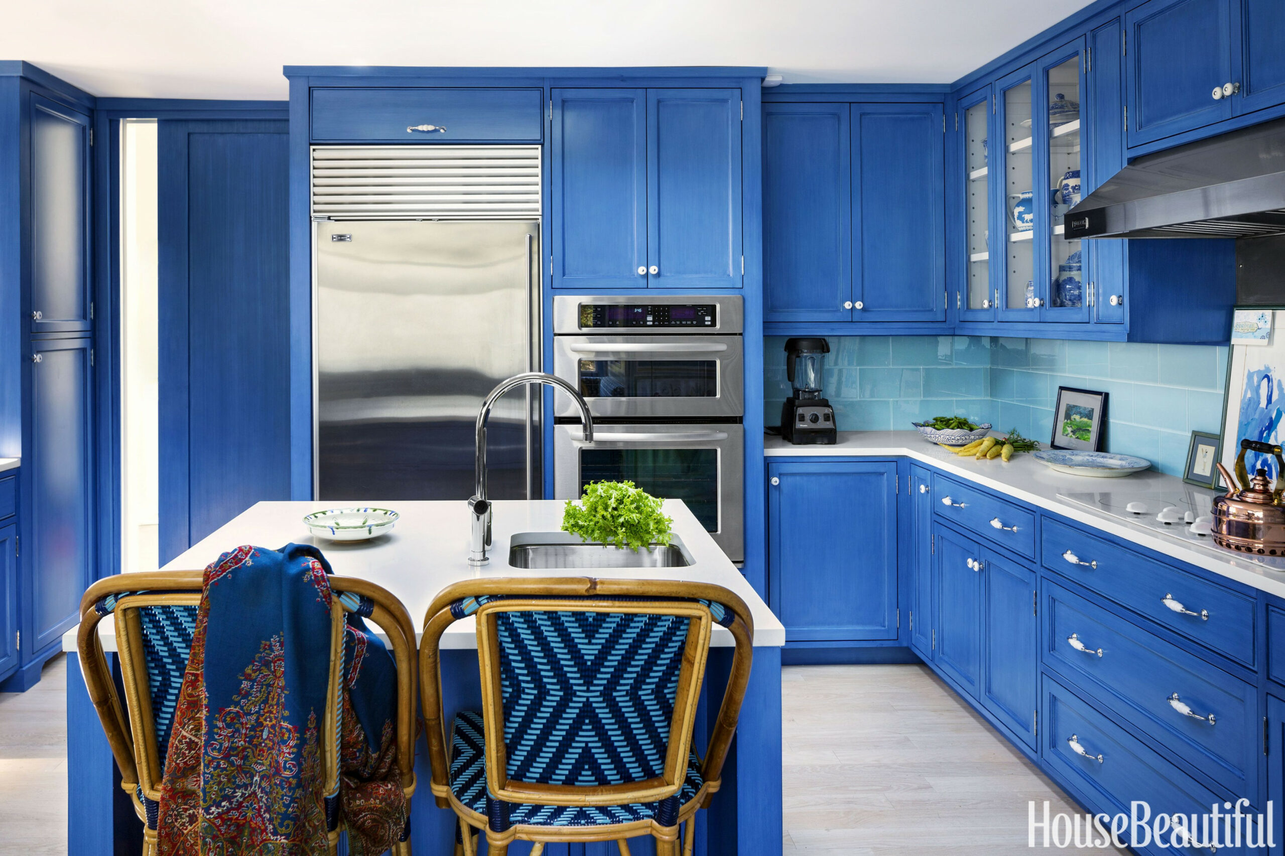 Blue Kitchen Design Ideas - Blue Kitchen Walls