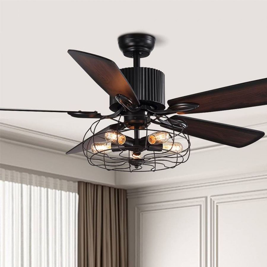 Ceiling Fan with Lighting and Remote Control, Ceiling Fan