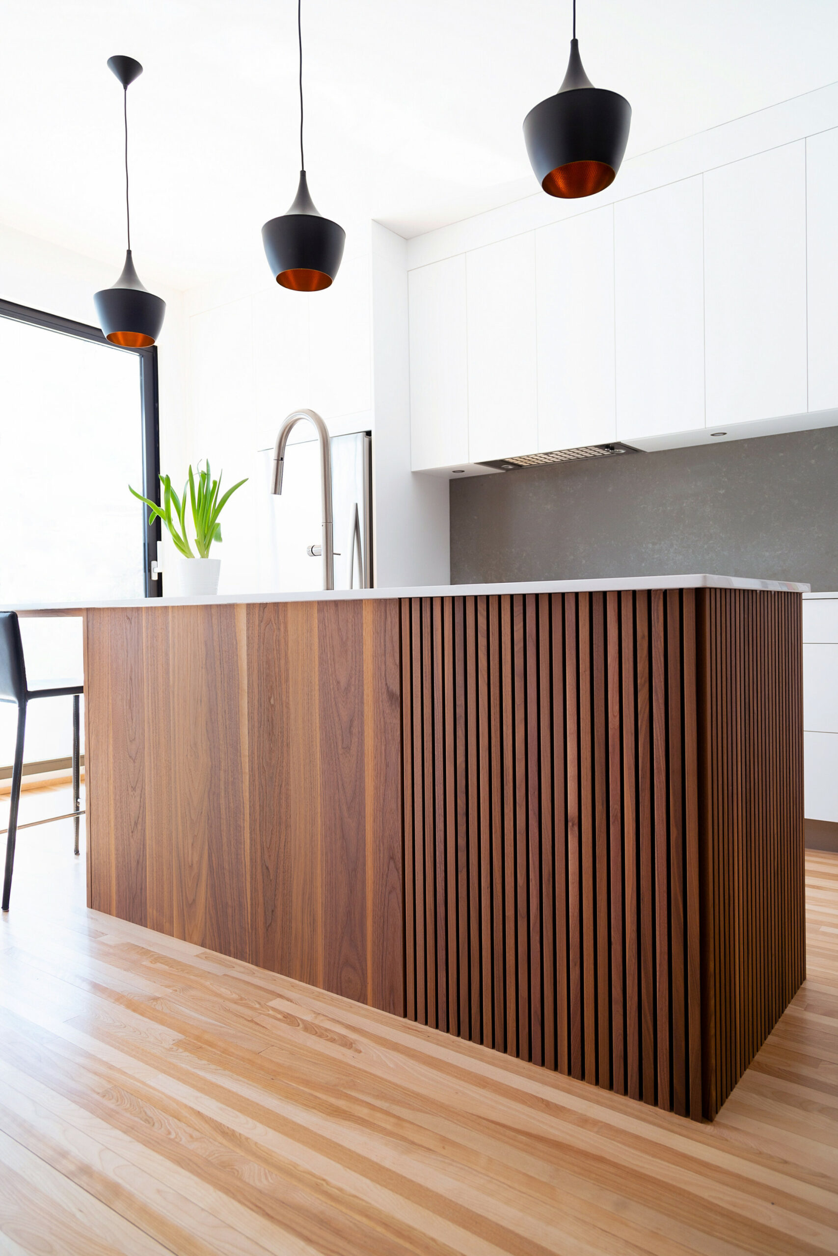 Design Trend We Love: Wood Slats  Cuisines Steam