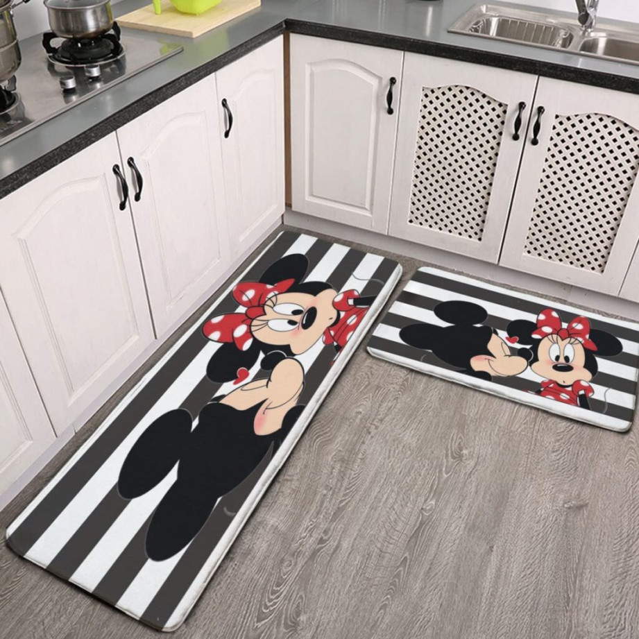 Disney Discovery- Mickey and Minnie Kitchen Mats - Decor -