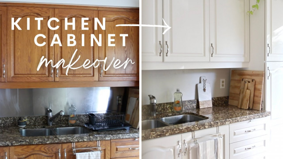 DIY KITCHEN MAKEOVER  Painted Kitchen Cabinets  Before & After