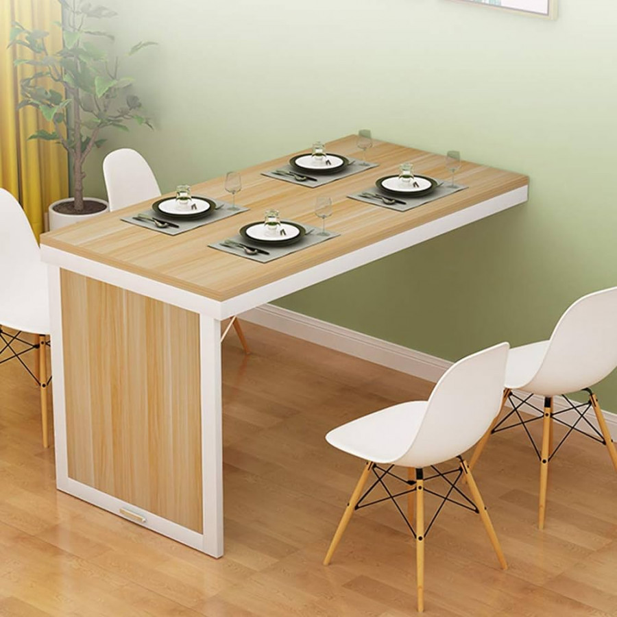 Folding table Multicolor Folding Table, Wall Mounted Folding Dining Table  for Home Use, Simple Invisible Telescopic Kitchen Table, Bar Table