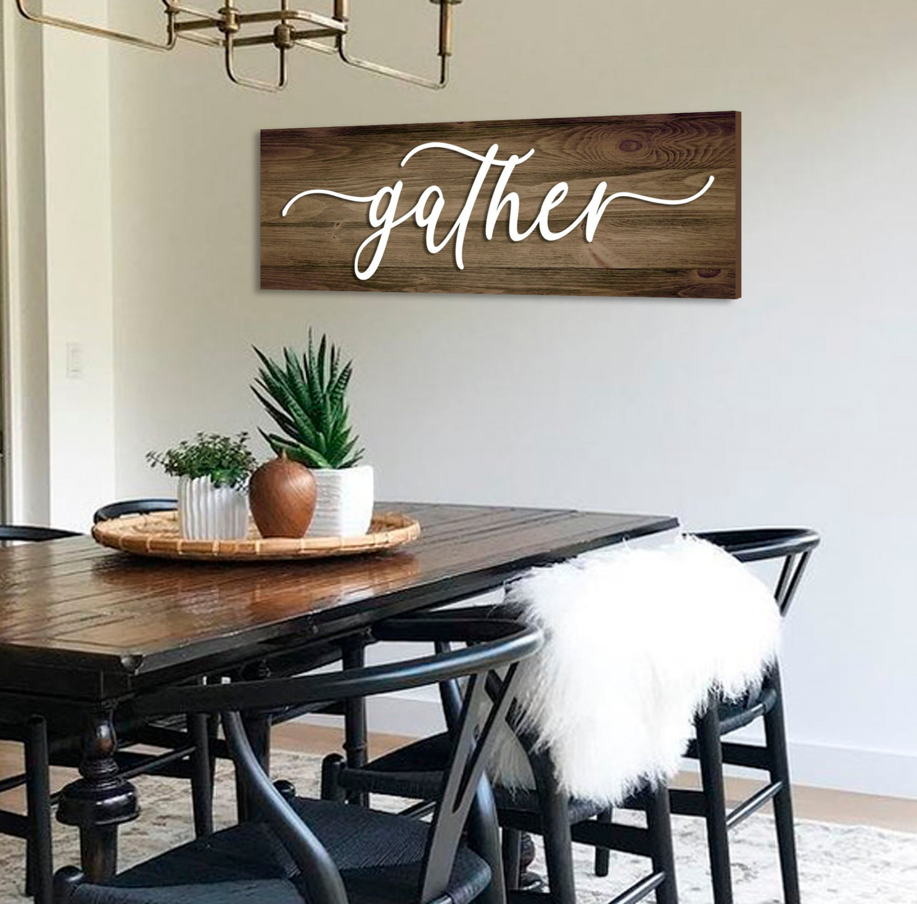 Gather Sign Gather Cutout Dining Room Sign Gather Wood - Etsy