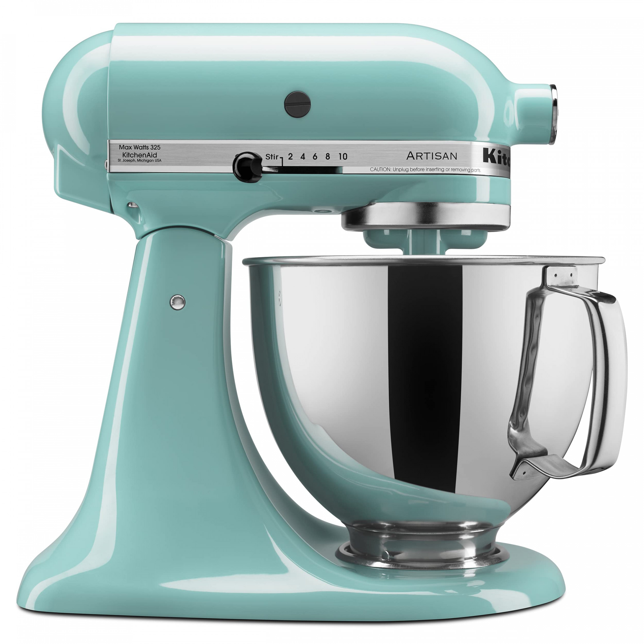 KitchenAid KSMPSAQ Artisan Standmixer,  Quart, Zink, Aqua Sky