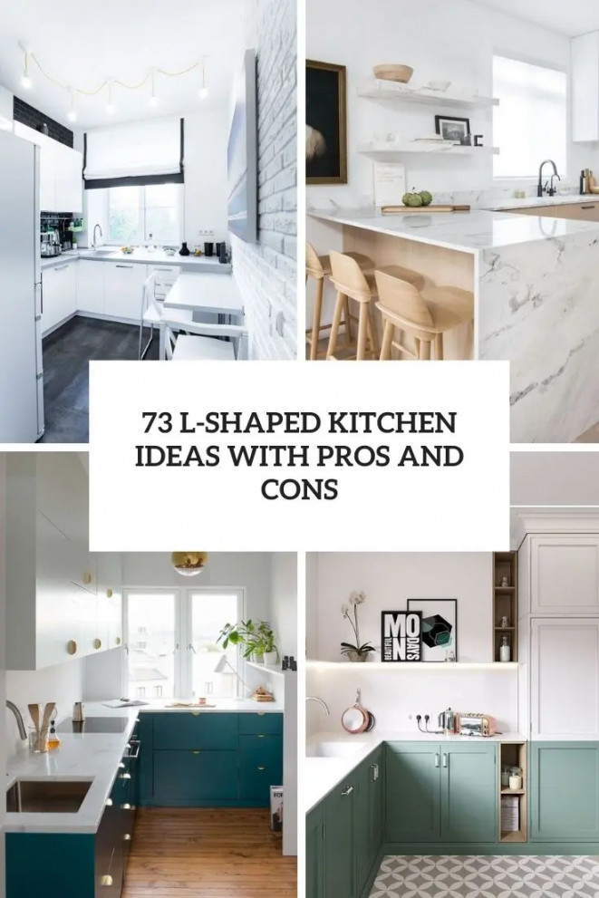 L-Shaped Kitchen Ideas With Pros And Cons - DigsDigs