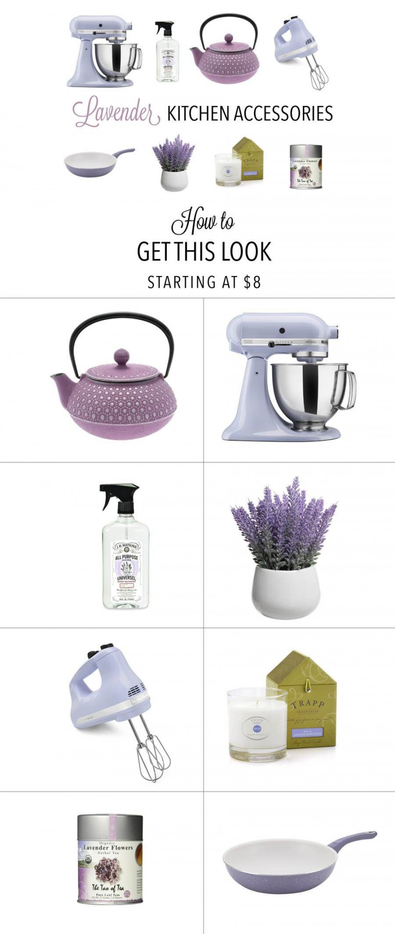 Lavender Kitchen Accessories - And Where to Find Them