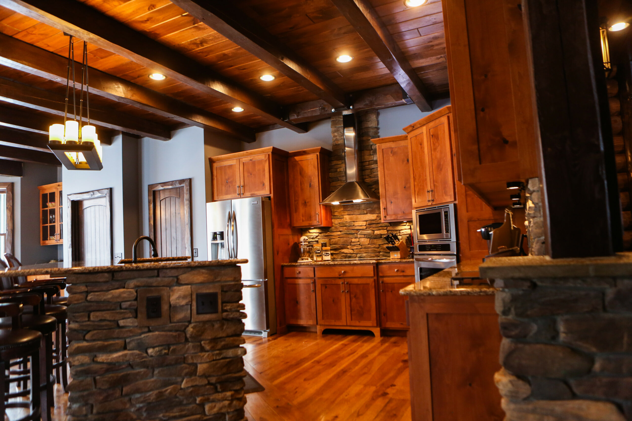 Log Cabin Kitchen Design Ideas  Northern Log