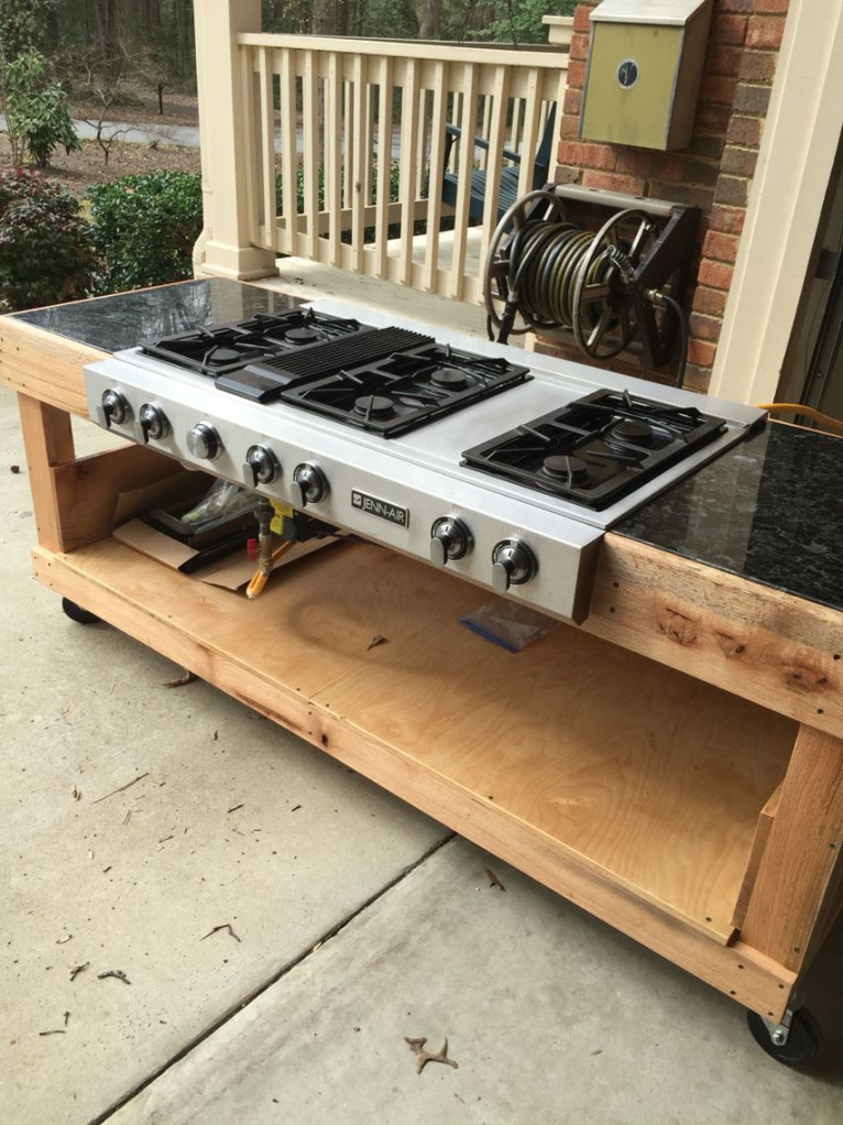 OUTDOOR COOKER I built an outdoor cooker so that I can use my