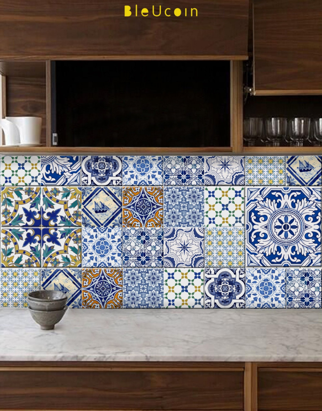 Portuguese Kitchen Bathroom Tile/ Wall/ Door/ Cabinets/ Floor