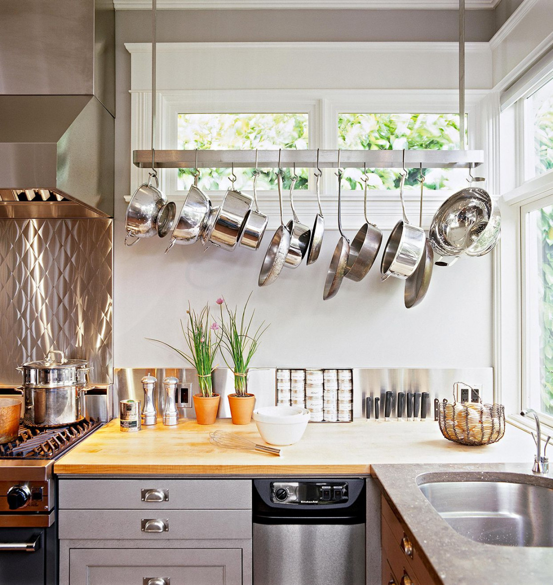 Pot Rack Ideas to Store All Your Cookware in Style