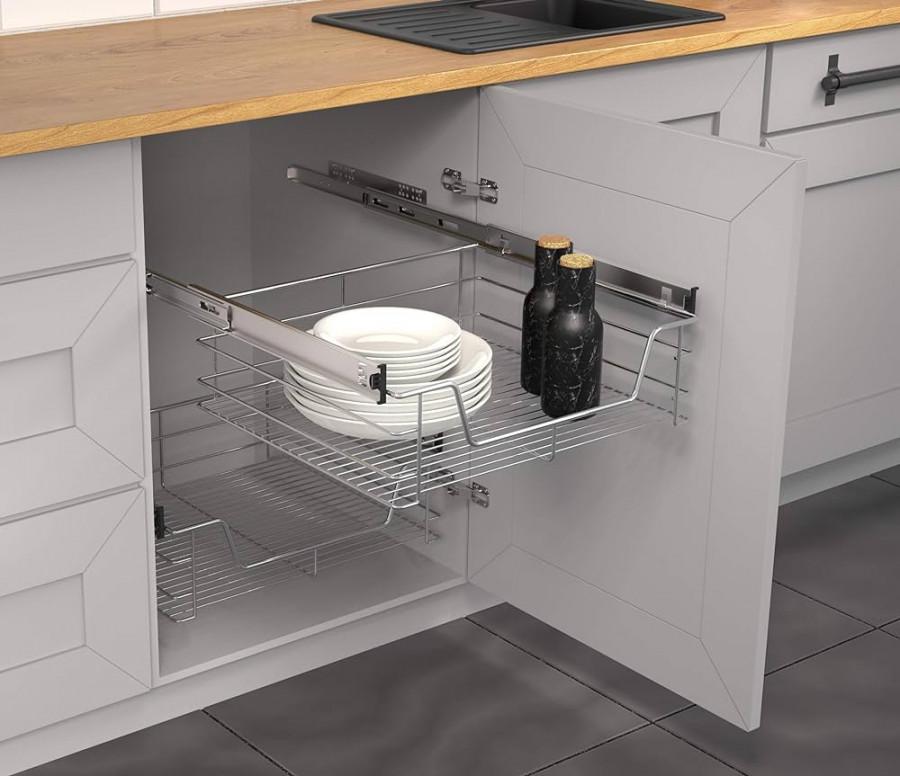 SCHÜTTE Telescopic Drawer for Kitchen Organisation for