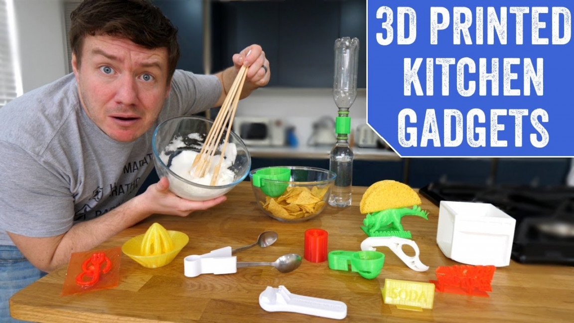 Testing D Printed Kitchen Gadgets & Utensils