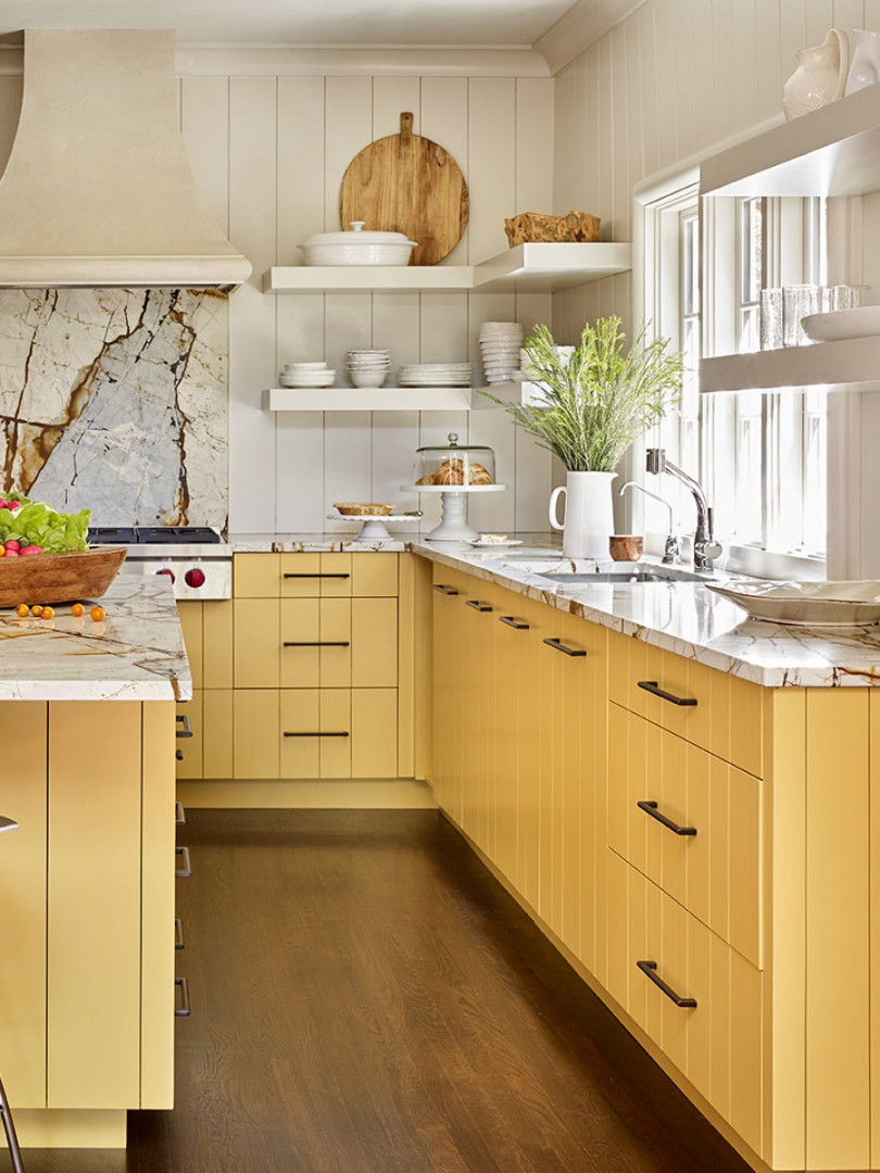 These  Yellow Kitchens Are The Definition of Dopamine Decor