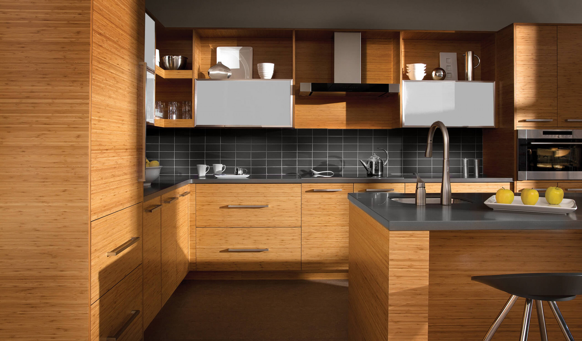 Trend Study: Horizontal Grain Cabinets Make Kitchen Designs Modern