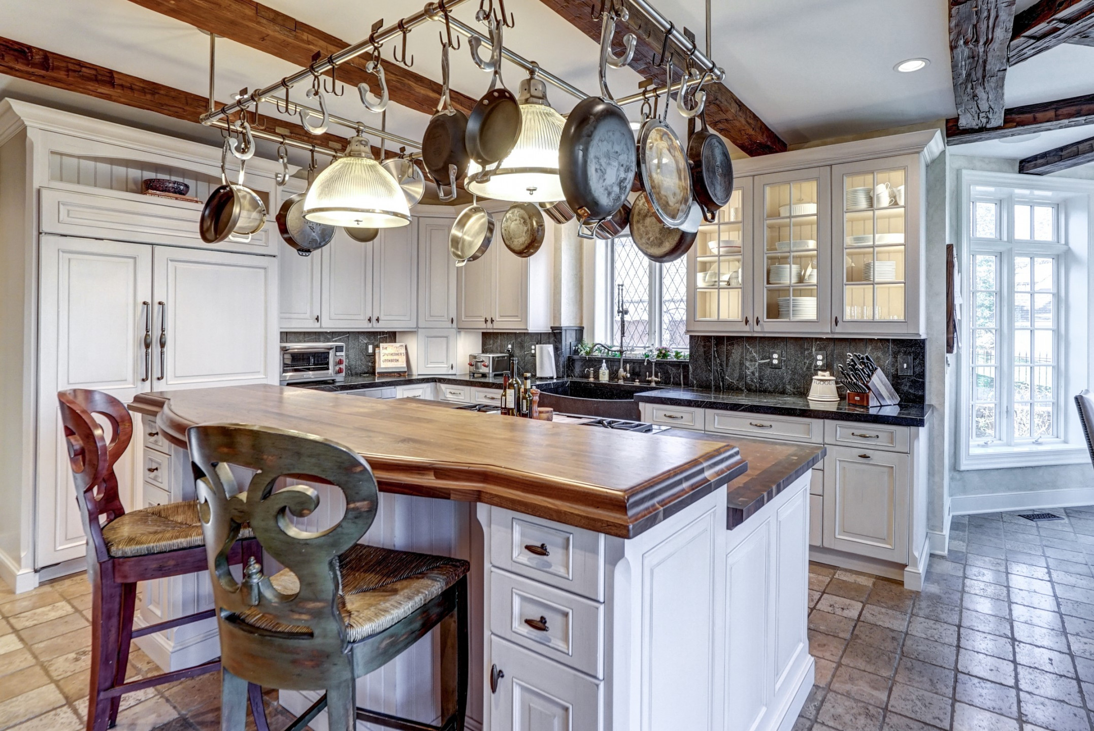 Two Tier Kitchen Island designed by Classic Kitchens of Virginia