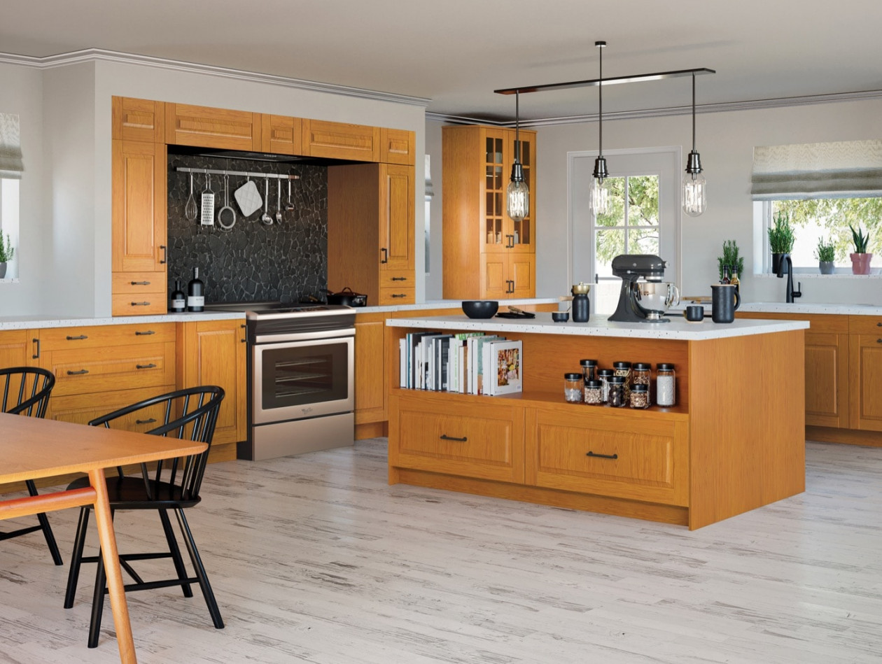 VISBY® GOLDEN OAK - KLËARVŪE Cabinetry®