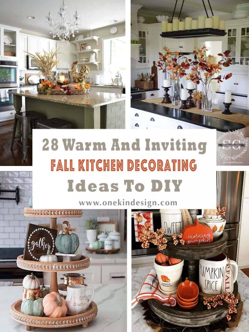 Warm And Inviting Fall Kitchen Decorating Ideas To DIY