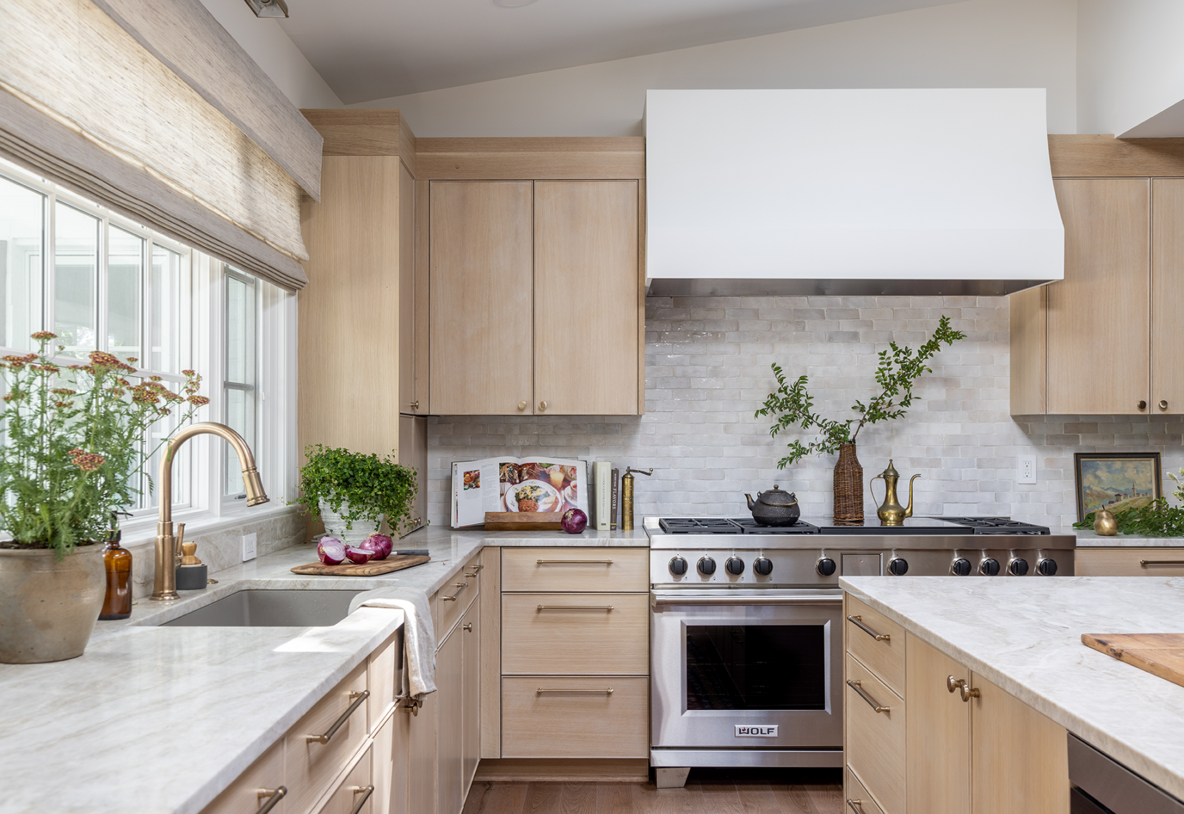 White Oak Cabinets Remodel  Master Design Cabinetry