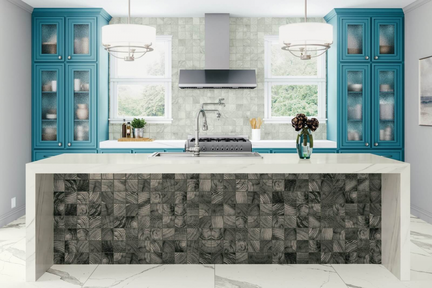 A Tiled Kitchen Island Might Be Your Next Upgrade - Why Tile