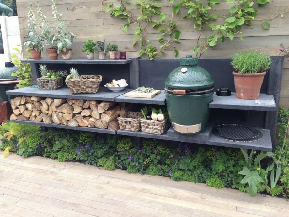 Big Green Egg Outdoor Kitchen Ideas  (All in One)  Garten