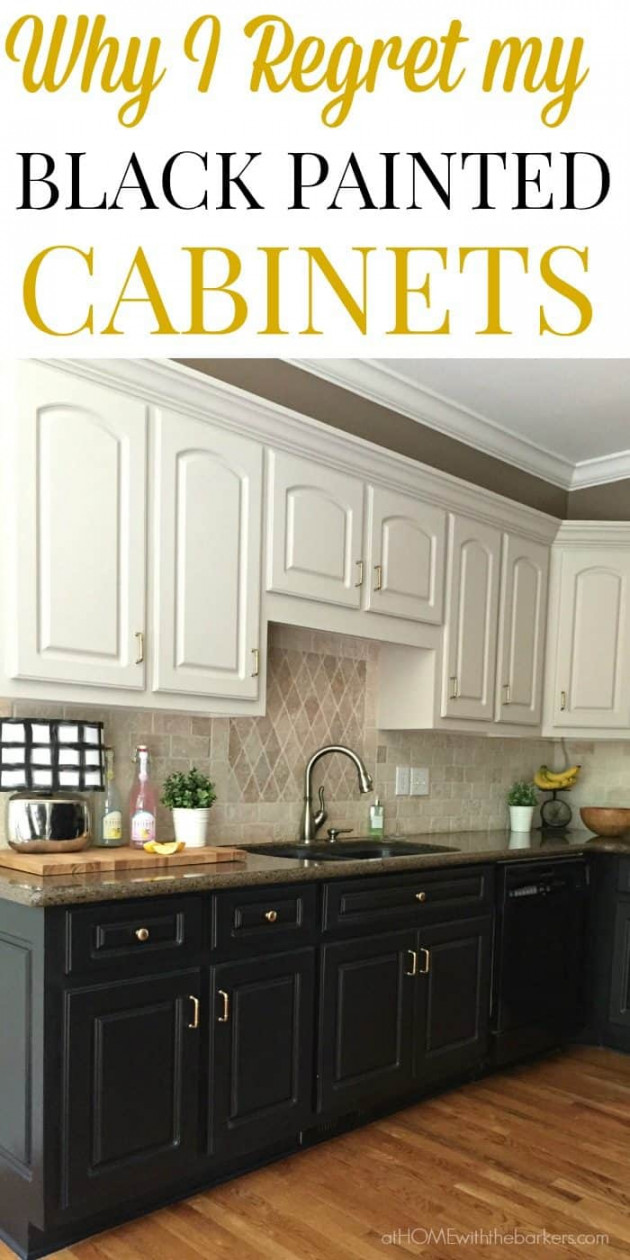 Black Kitchen Cabinets The Ugly Truth - At Home With The Barkers