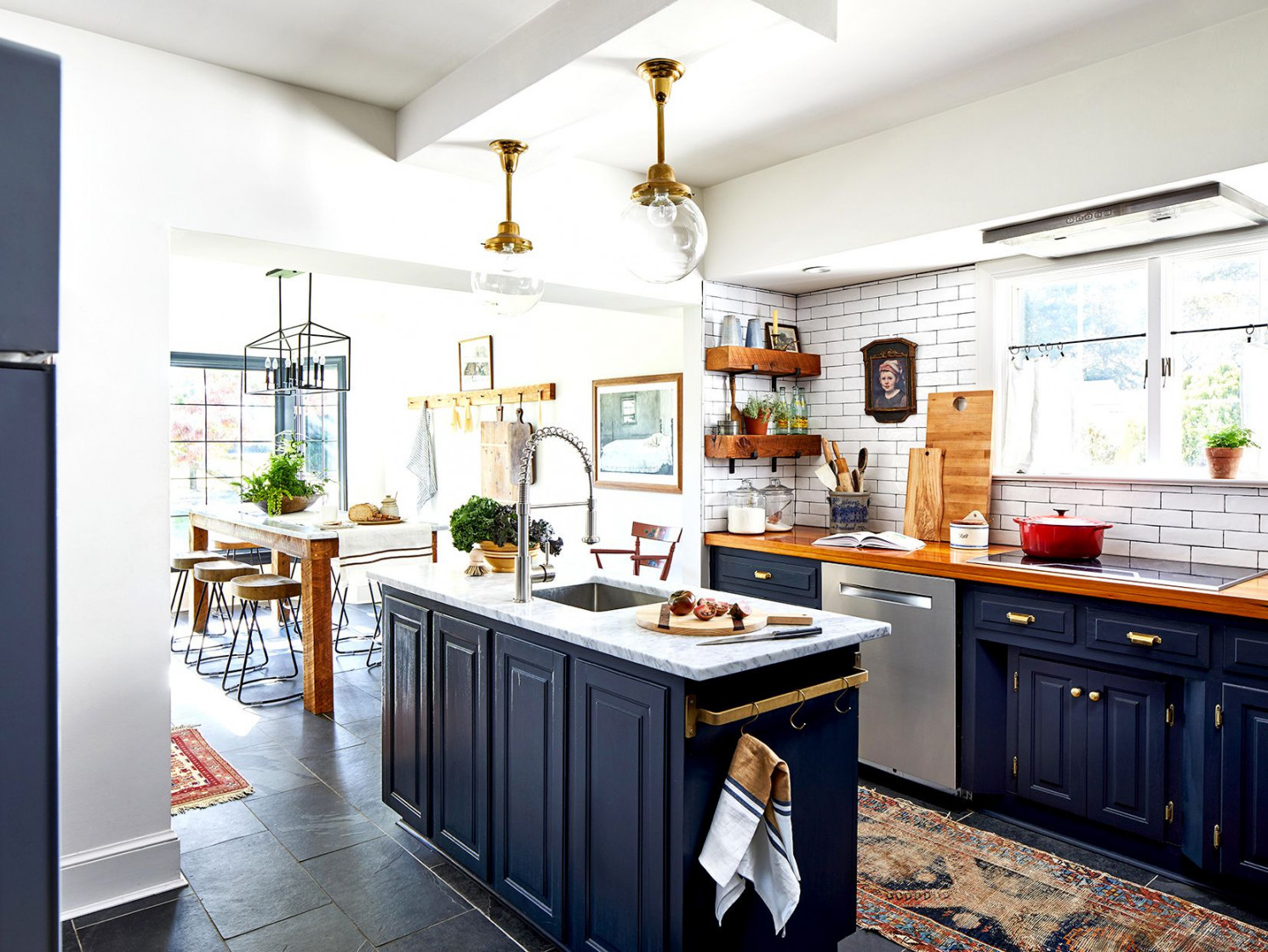 Blue Kitchens to Show You How to Incorporate the Classic Color