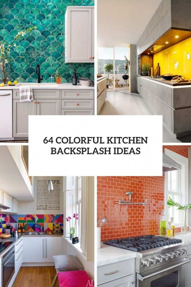 Colorful And Original Kitchen Backsplash Ideas - DigsDigs