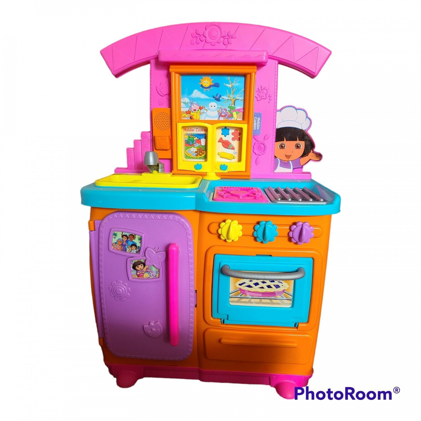 Dora The Explorer Talking Kitchen with Holiday Cookie insert and