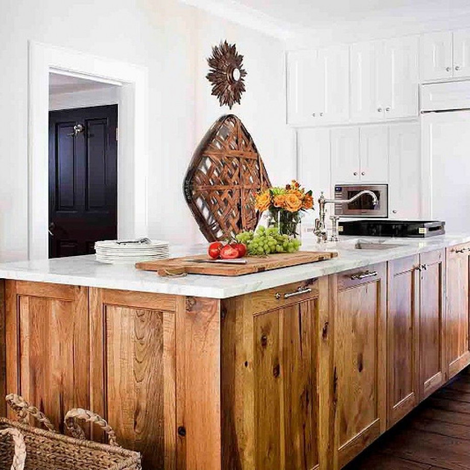 Eclectic kitchen, Hickory kitchen cabinets, Hickory cabinets