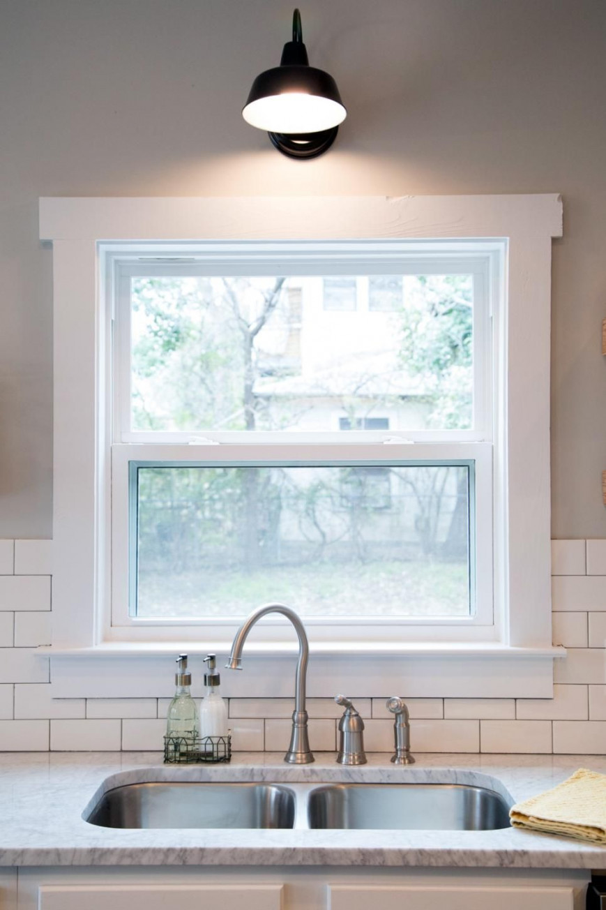 Fixer Upper: Tackling "The Beast"  Interior window trim, Kitchen