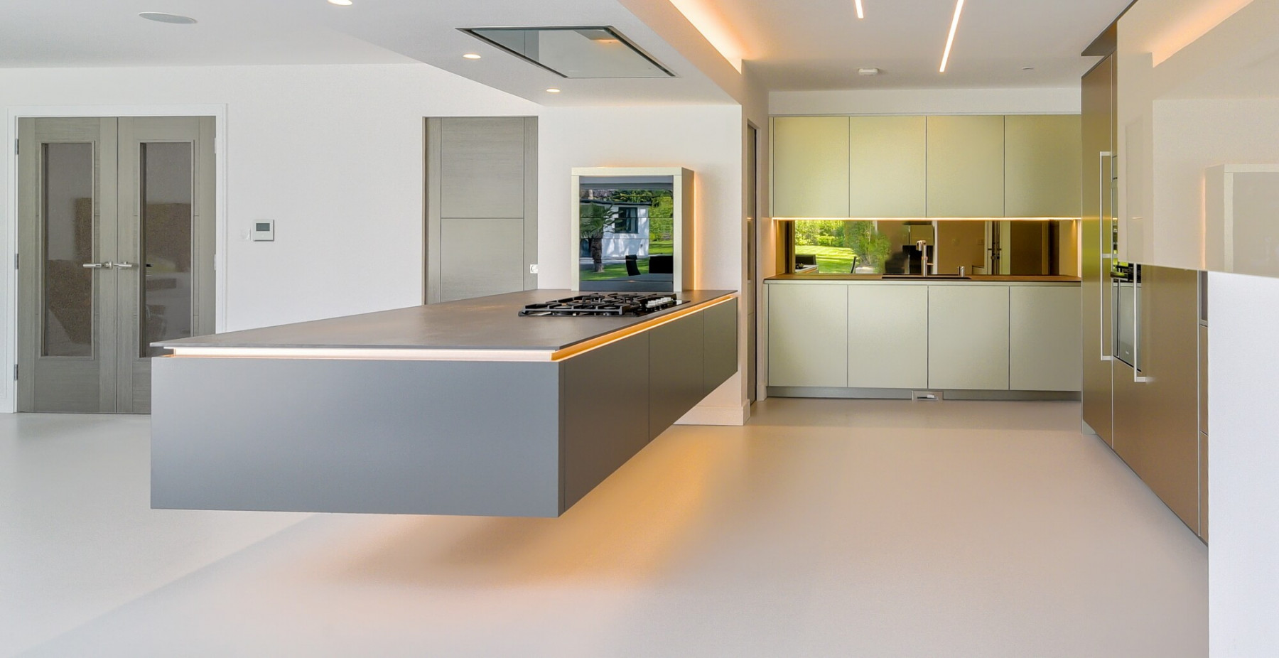 Floating or Levitating – Whatever you call it, this kitchen is