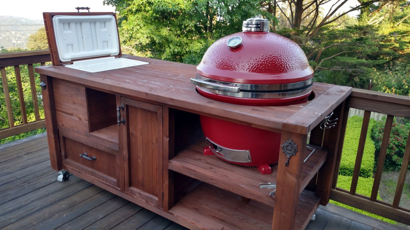 FREE SHIPPING on Grill Table Grill Cart Grill Cabinet for - Etsy