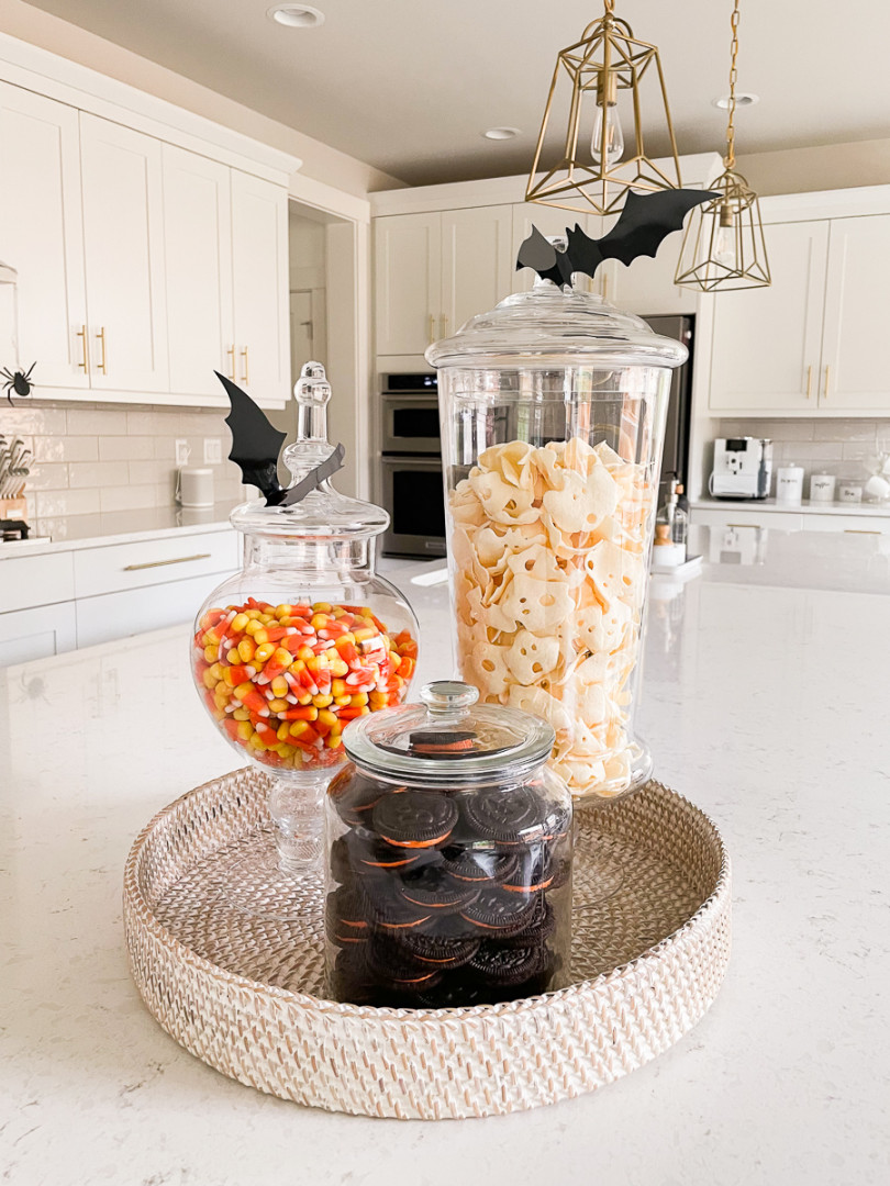 Halloween Decor House Tour  Just A Tina Bit