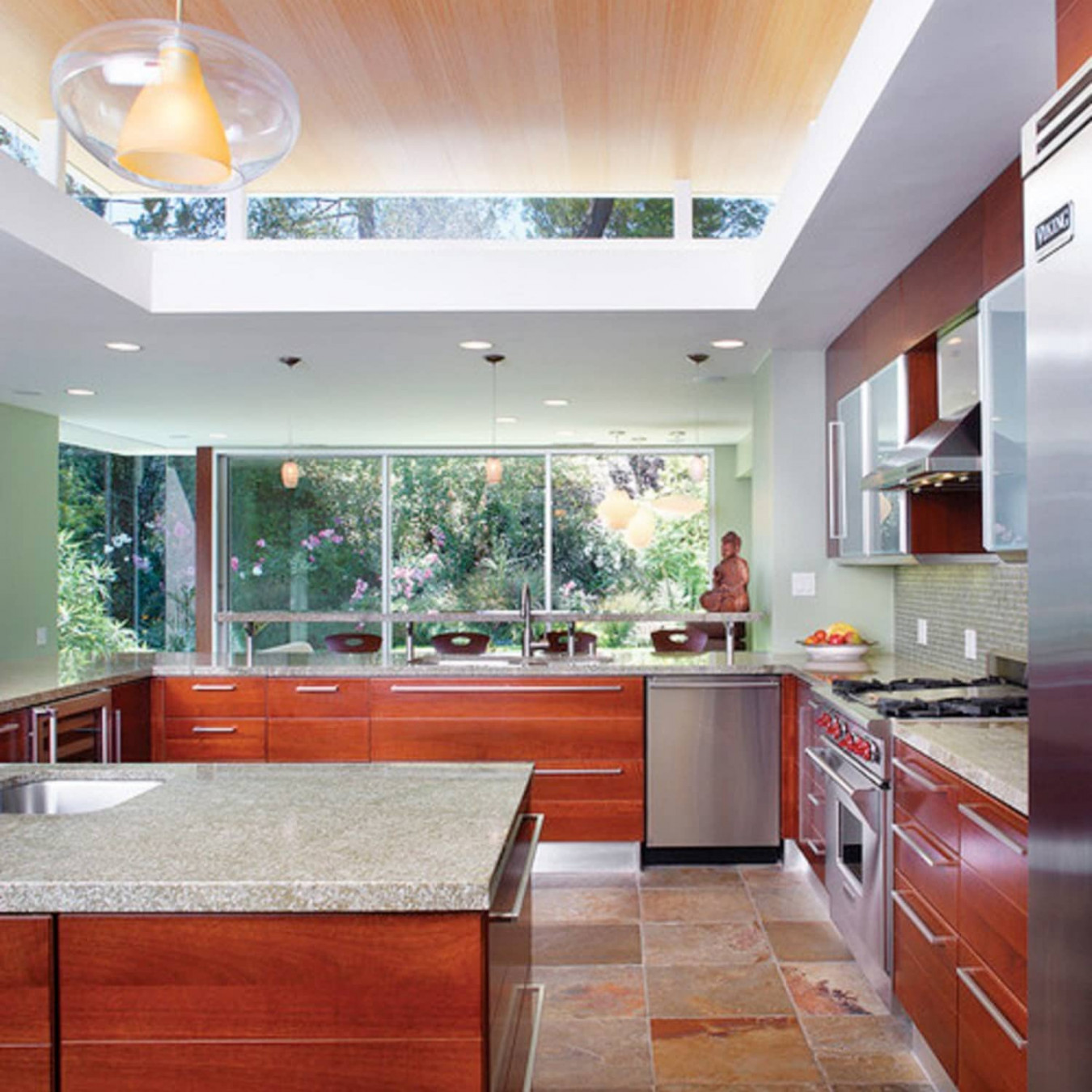 How a Long Window Can Make a Good Kitchen View Even Better  The