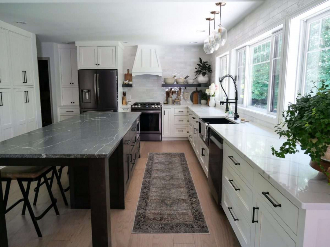 How to Extend a Kitchen Island  Top  Options - Grace In My Space